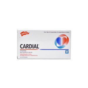 Cardial 5 mg. (RECETA CUANTIFICADA)