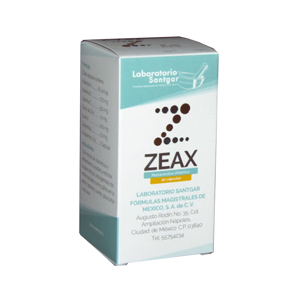 Zeax 90 Caps. Raza Gde.