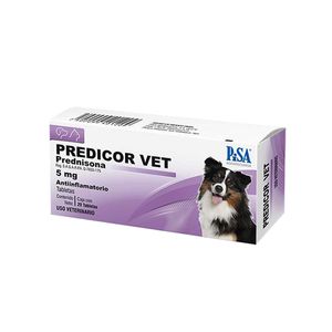 Predicort Vet 5 mg. C/20 Tabs.