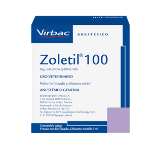 Zoletil 100 Fco- 5 ml (RECETA CUANTIFICA