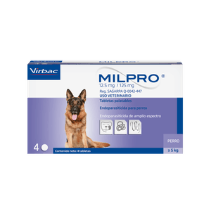 Milpro Dog 12-5 mg/125 mg ( > 5 kg )