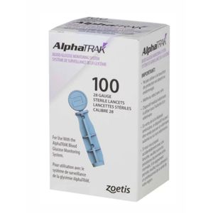 AlphaTrak Lancetas  C/ 100 pzs.