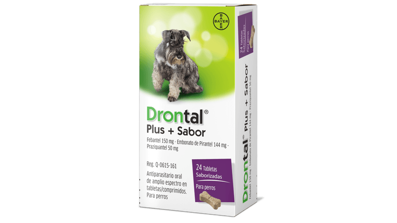 DRONTAL PLUS PERRO 10 KG CAJA 24 TABS