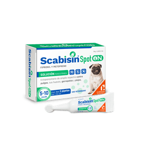 Scabisin Spot On 1ml Perros (5-10 kg) C/3