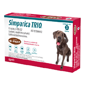 Simparica TRIO 72 mg  40.1-60kg( C/3 tabs.)