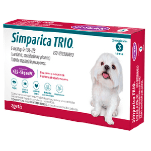 Simparica TRIO 6mg 2.6-5kg(C/3 tabs.)