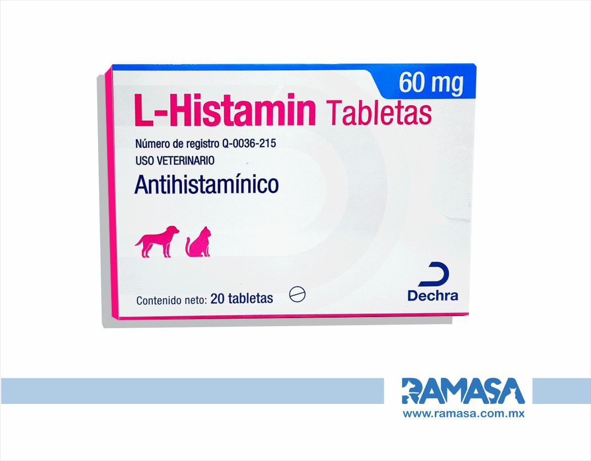 L-Histamin 60 mg de 20 Tabletas