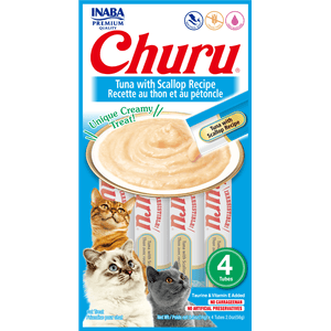 Churu Atún y Vieira ( Caja/6 bolsas/24 tubos)