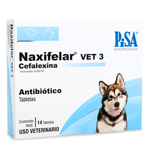 Naxifelar Vet 300mg 14 tab.(cefalexina)