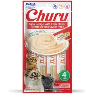 Churu Atún y Cangrejo ( Caja/6 bolsas/24 tubos)