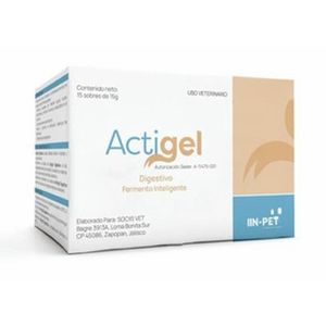 ACTIGEL Digestivo Perro  (Caja 15 sobres 15 gramos)