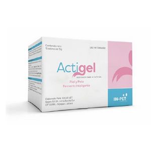 ACTIGEL Piel y Pelo Perro y Gato (Caja 15 sobres 15 gramos)
